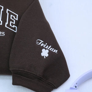 custom embroidered aunt sweatshirt with photo personalized hoodie gift for fun aunt