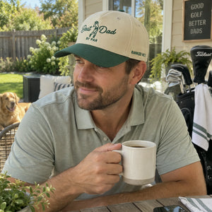 Best Dad By Par Snapback Hat - Embroidered Gift Dad Golf Cap