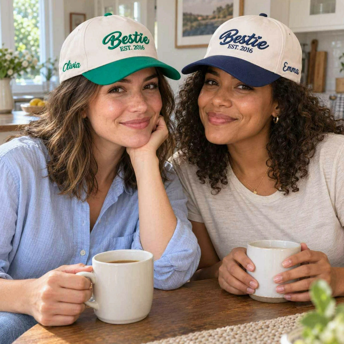 Bestie Snapback Hat, Matching Embroidered Bachelorette Party Cap, Girls Weekend Gift
