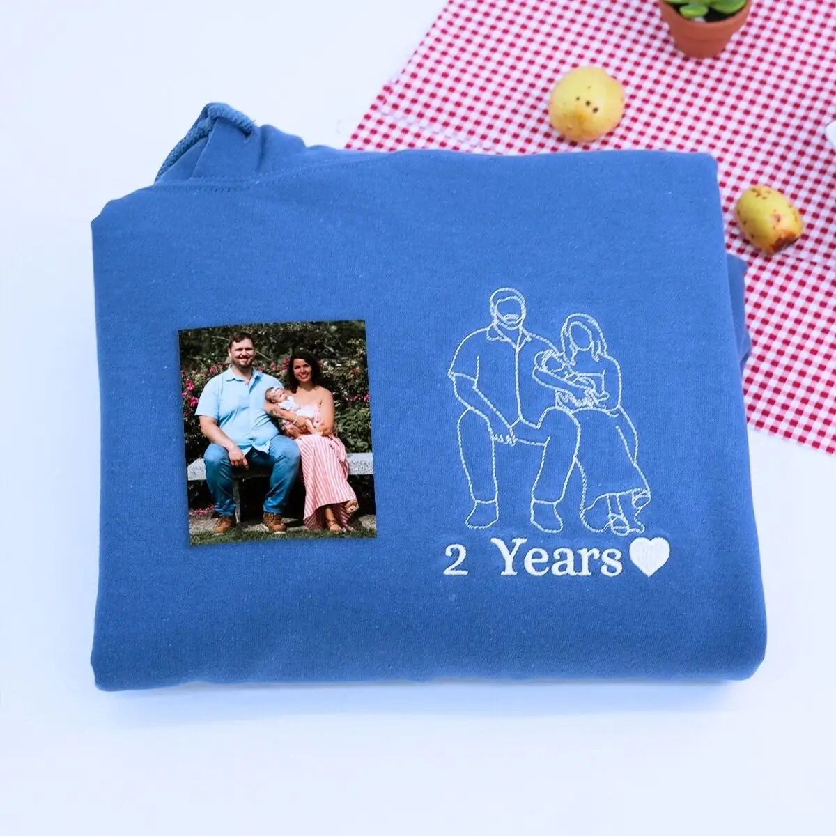 Indigo Blue Couple Sweatshirt, a meaningful and cozy for couple boyfriend girlfriend