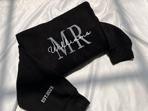 Personalized Unique Bridal Shower Gifts for Him and Her with Mr Mrs Sweatshirt