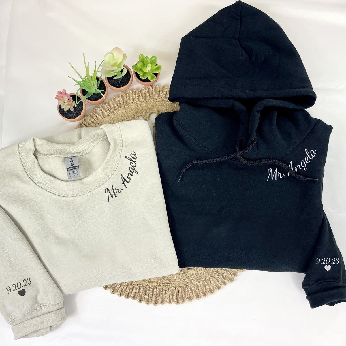 Personalized Unique Bridal Shower Gift for Coworker with Future MRS Sweatshirt Embroidered