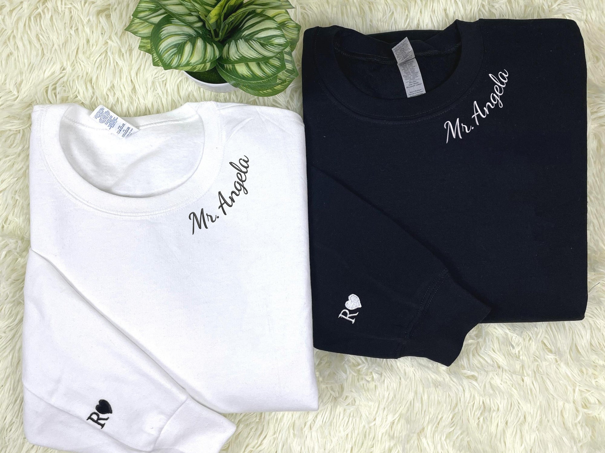 Personalized Unique Bridal Shower Gifts for Your Best Friend with Future MRS Sweatshirt Embroidered