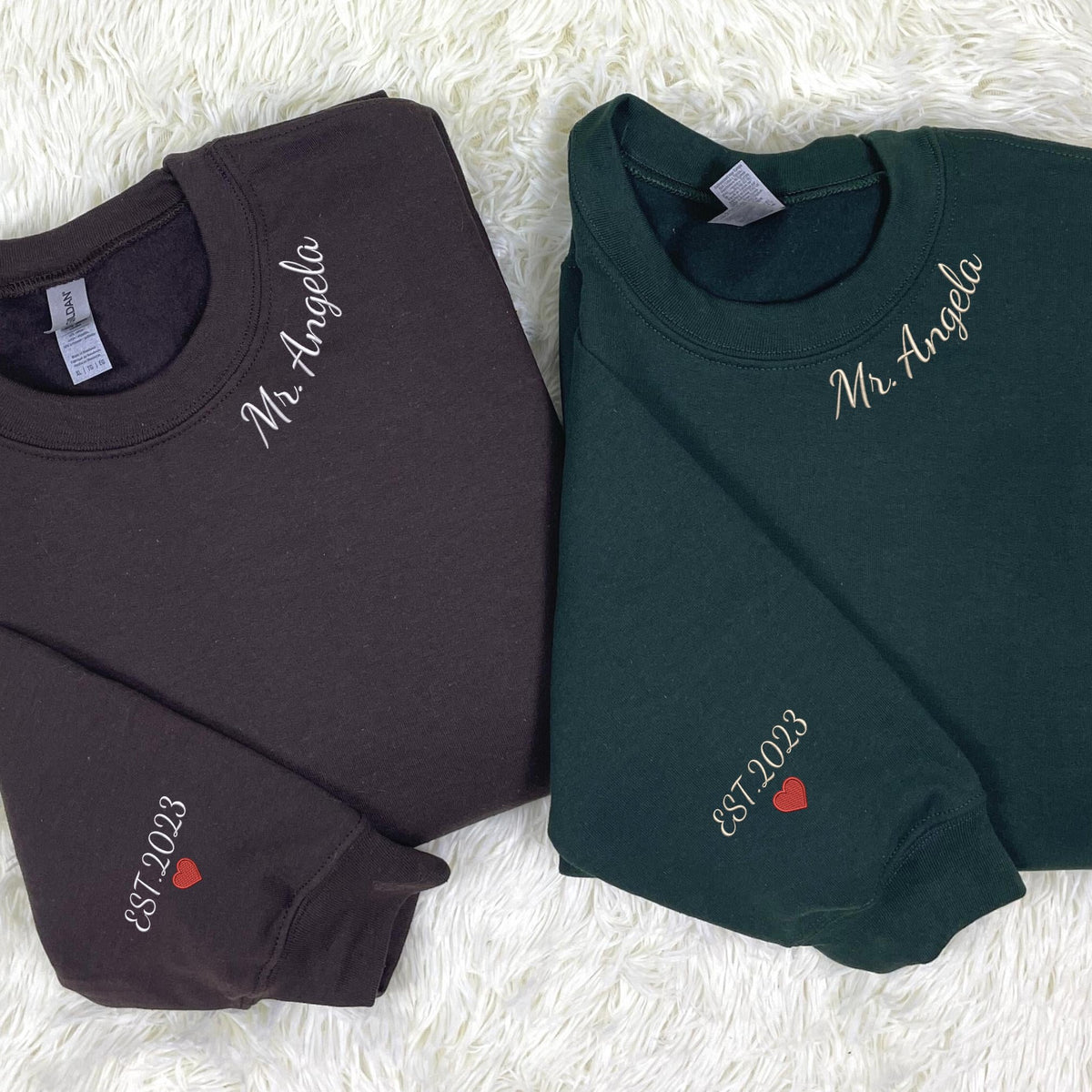 Personalized Unique Bridal Shower Gifts for Your Best Friend with Future MRS Sweatshirt Embroidered