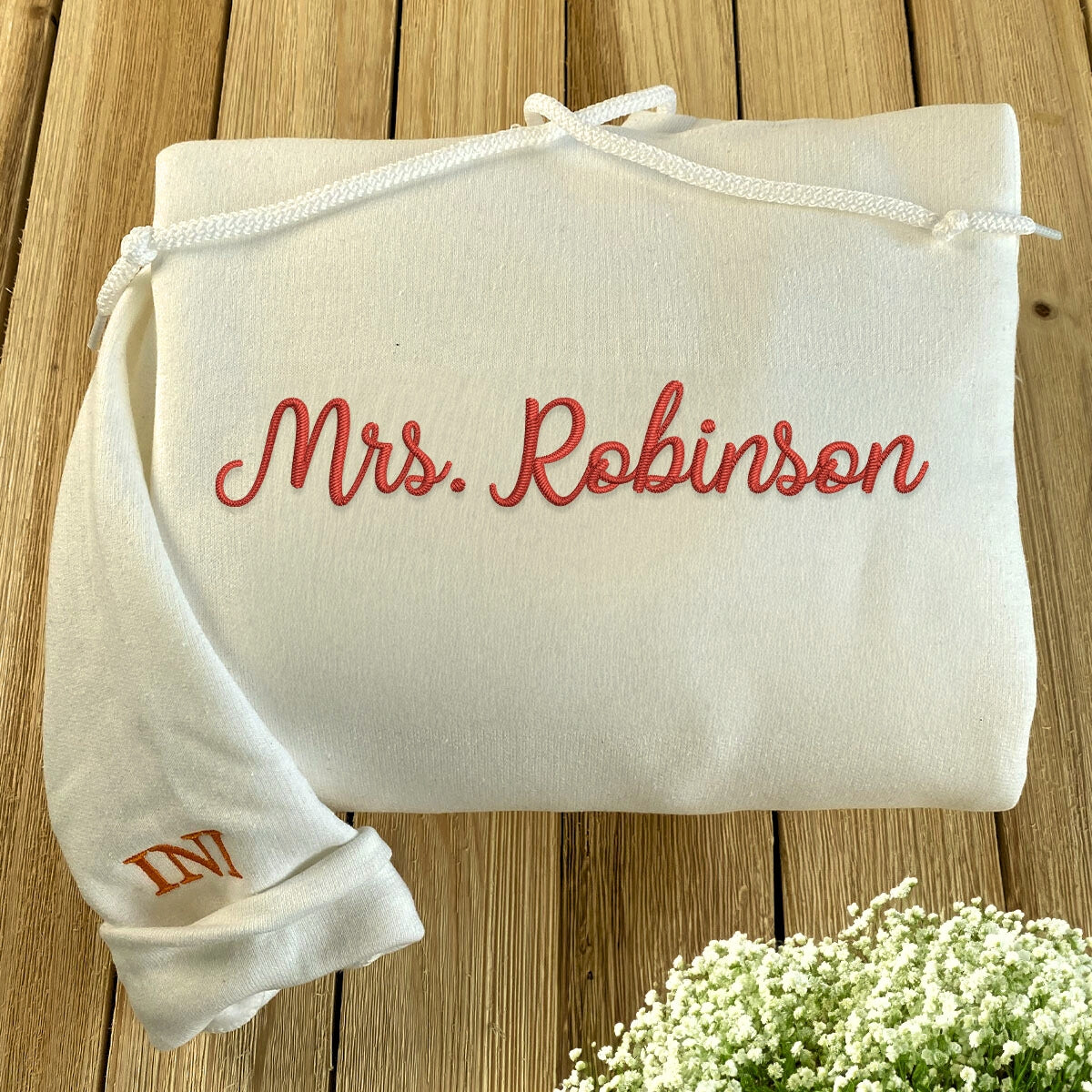 Retro Mrs Sweater, Wife Sweater, Bride Gift, Bride to Be, Engagement Gift, Bridal Shower Gift, Embroidered Gift, on sale Personalized Gift