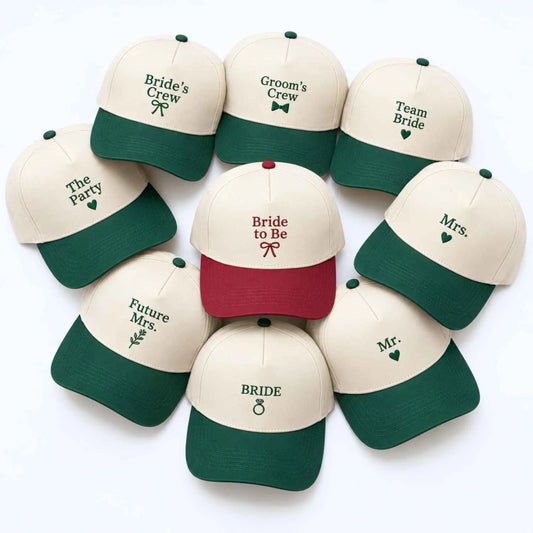 Custom Bride Tribe Snapback Hat, Embroidered Bachelorette Party Cap, Bridal Shower Gift for Bridesmaids