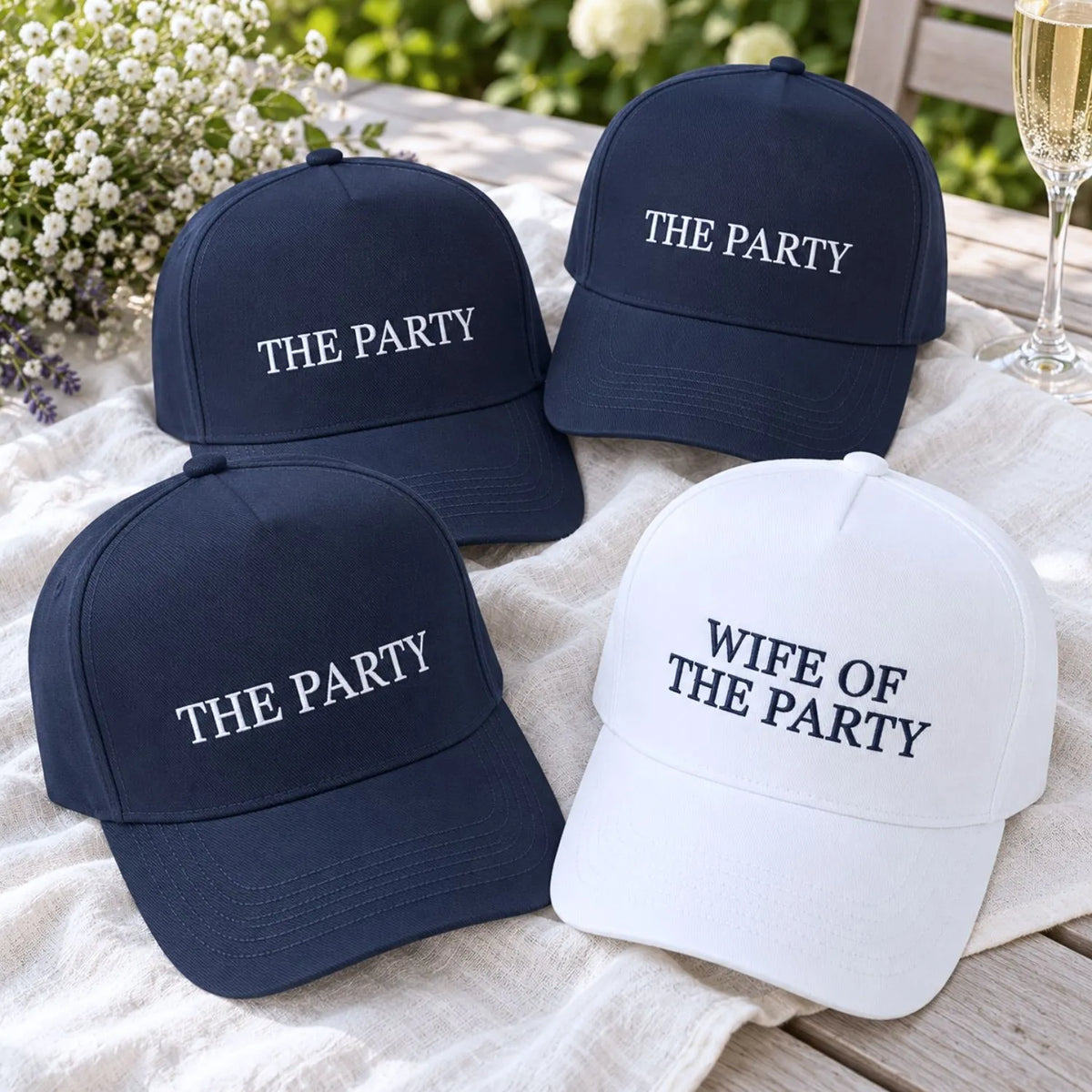 Custom Bride Bachelorette Party Snapback Hat, Embroidered Bridesmaids Cap, Hen Party Gifts