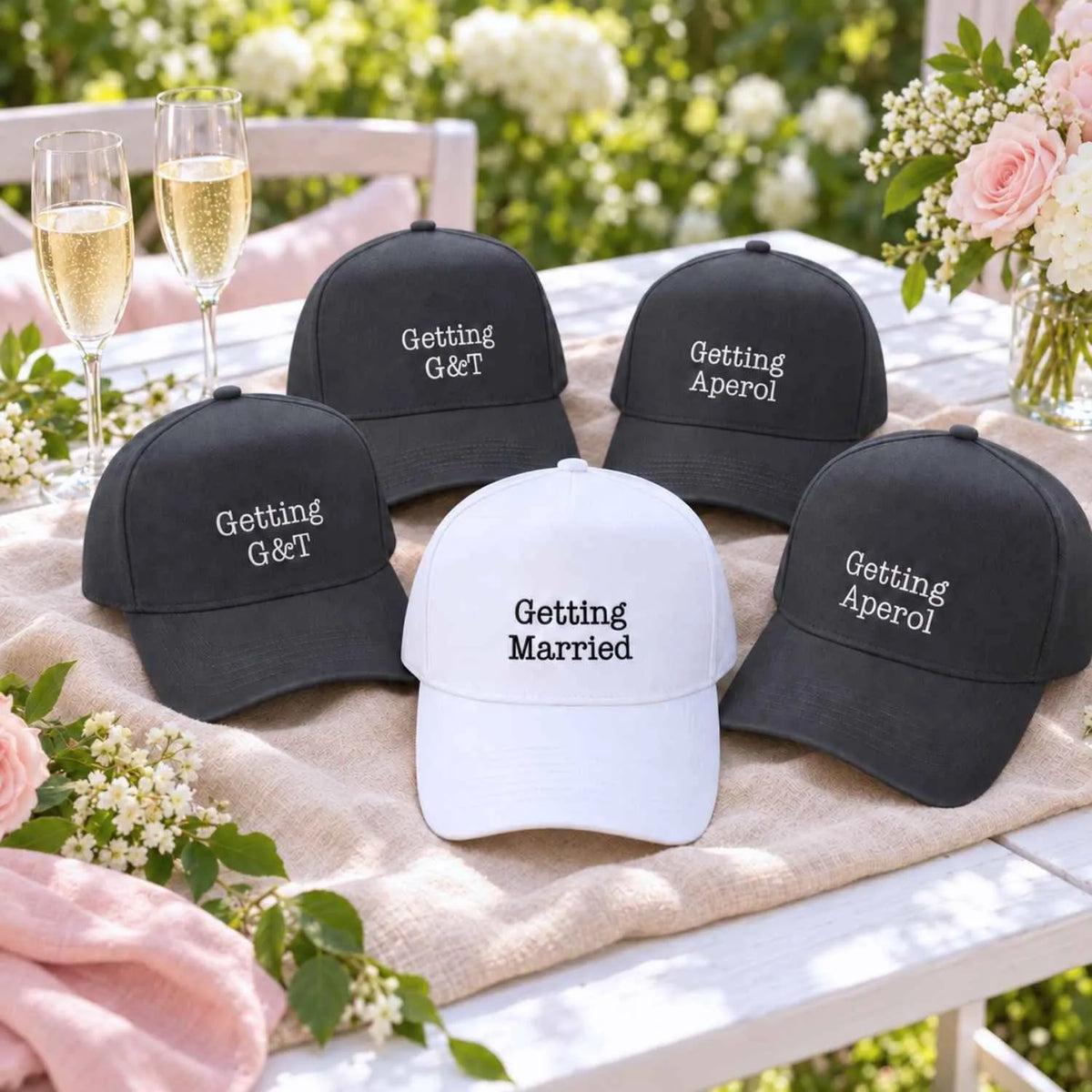 Custom Bride Tribe Snapback Hat, Embroidered Bachelorette Party Cap, Bridal Shower Gift for Bridesmaids