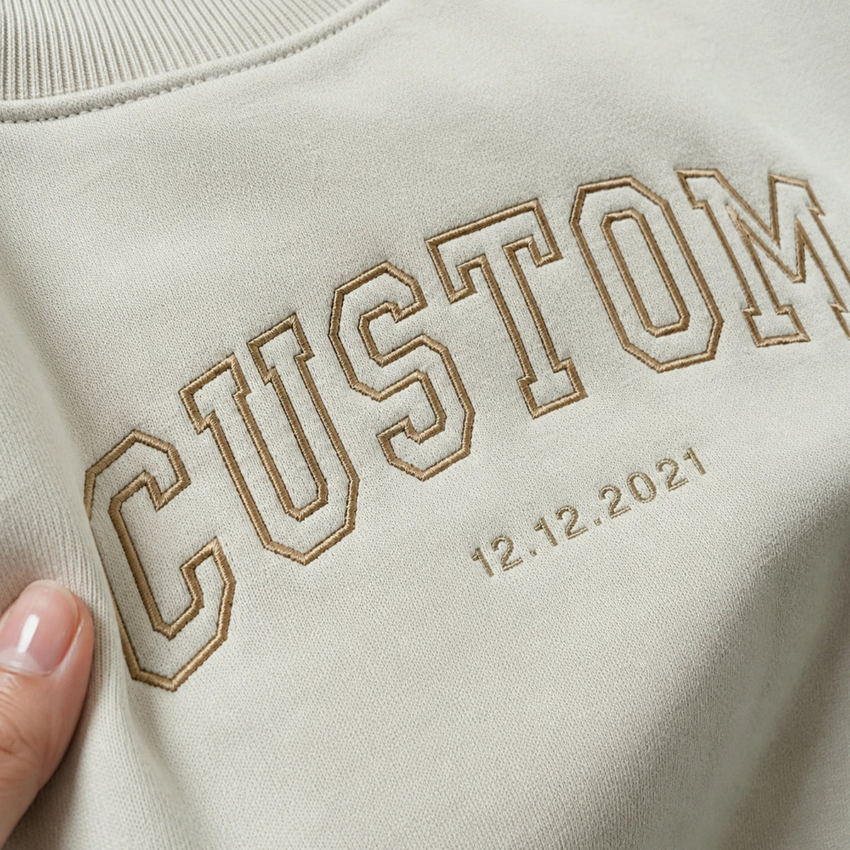 Custom Embroidered Sweatshirt, Make Your Own Hoodie for Women Men