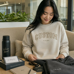 Custom Embroidered Sweatshirt, Make Your Own Hoodie for Women Men