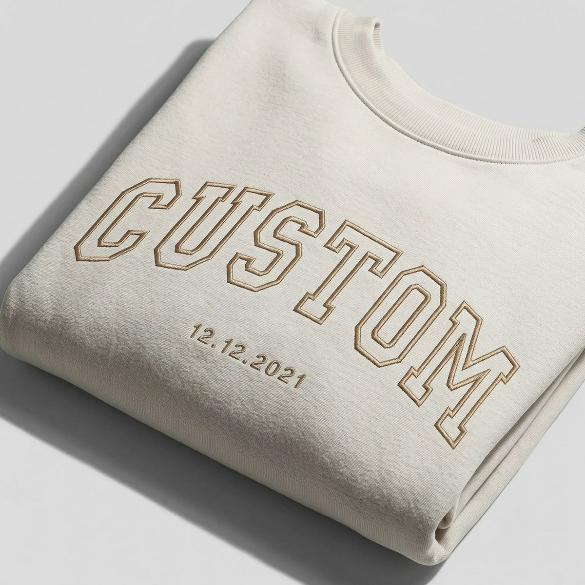 Custom Embroidered Sweatshirt, Make Your Own Hoodie for Women Men