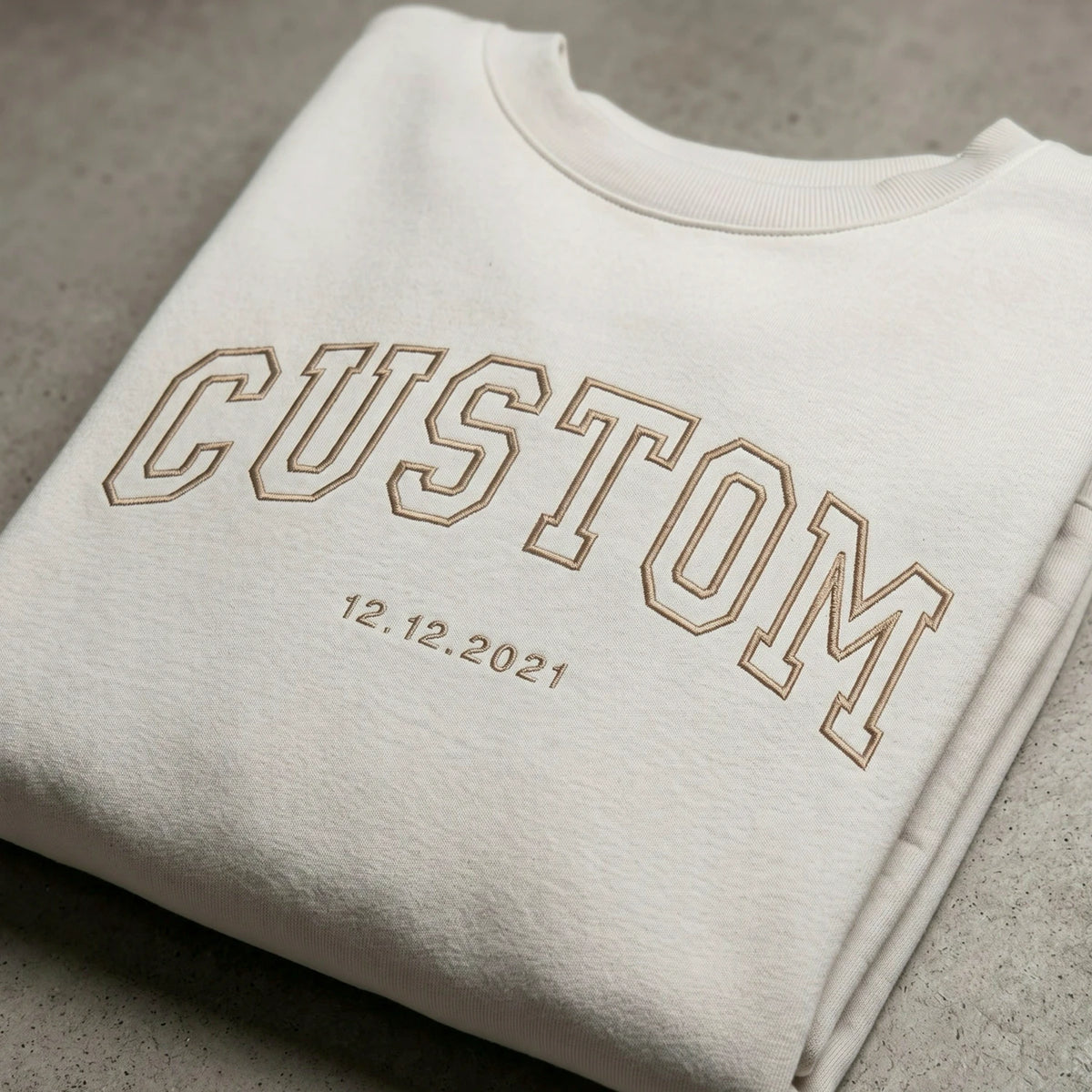Custom Embroidered Sweatshirt, Make Your Own Hoodie for Women Men