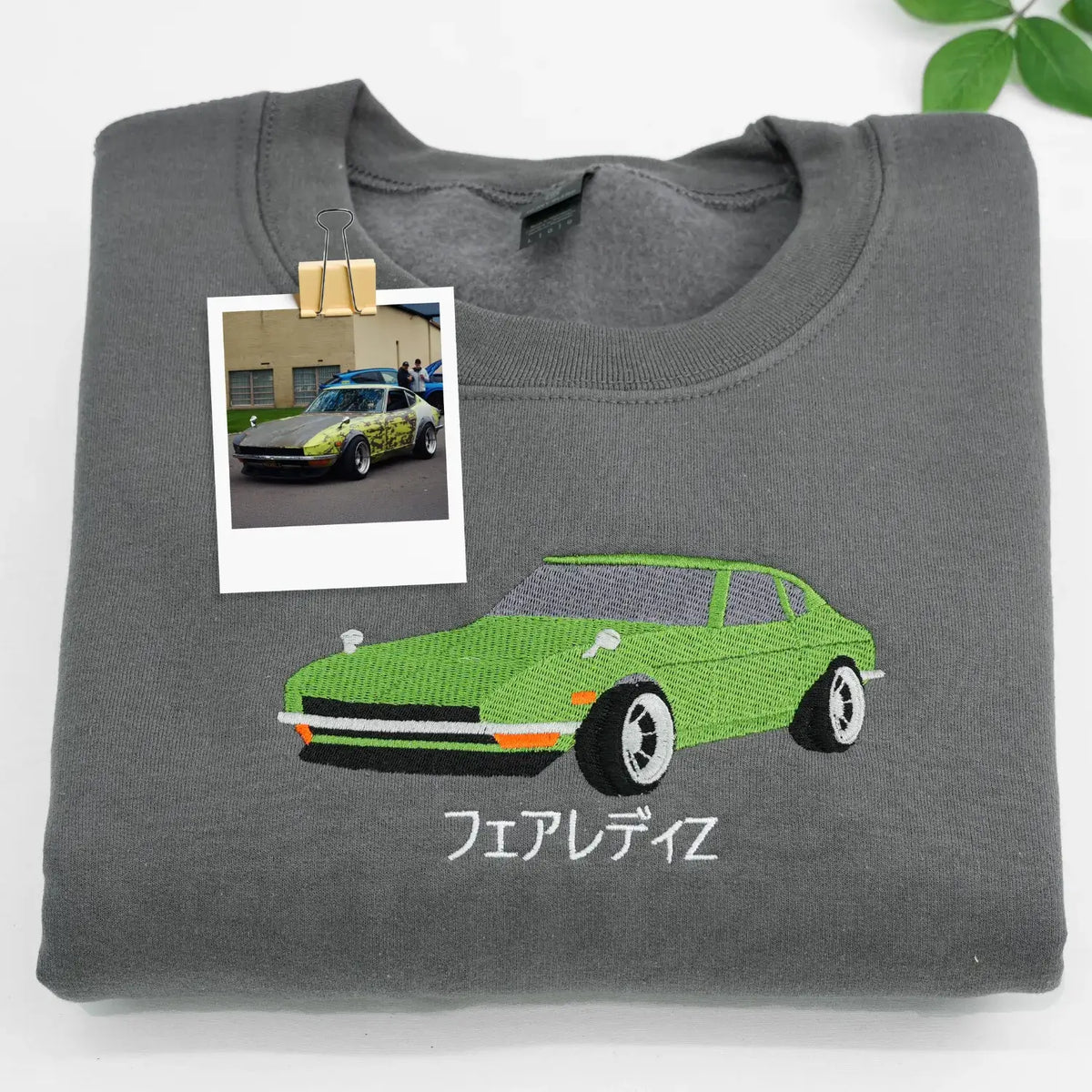 Custom Embroidered Car Hoodie, Sweatshirt, Personalized Car Gifts for Him