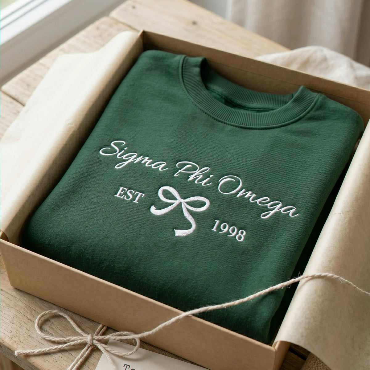 Personalized Coquette Bow Sweatshirt for Besties, Girls Trip 2026, Custom College Style Gift