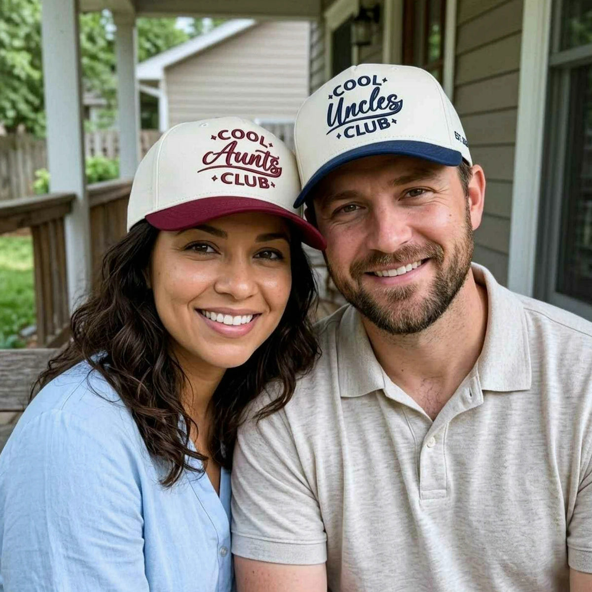 Cool Aunts Cool Uncles Club Snapback Hat, Embroidered Baseball Cap with Est Year, Aunt and Uncle Gift