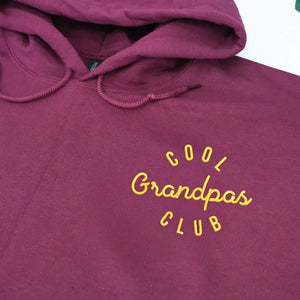 personalized embroidered cool grandpa sweatshirt with custom name and year gift hoodie for first time grandpa