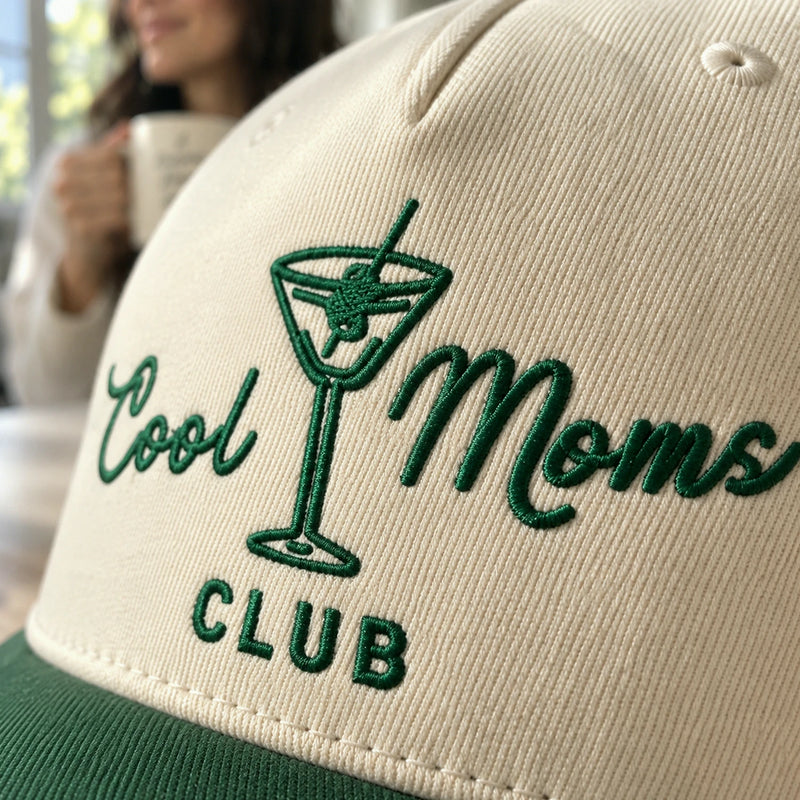 Embroidered Cool Mom Club Snapback Hat, Bestie Gift for New Mom, Custom Side Back Cap