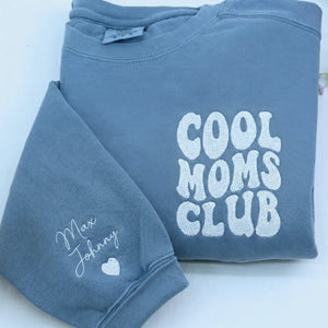 Personalized Gift for New Dad Mom with Cool Moms Dads Sweatshirt or T-Shirt