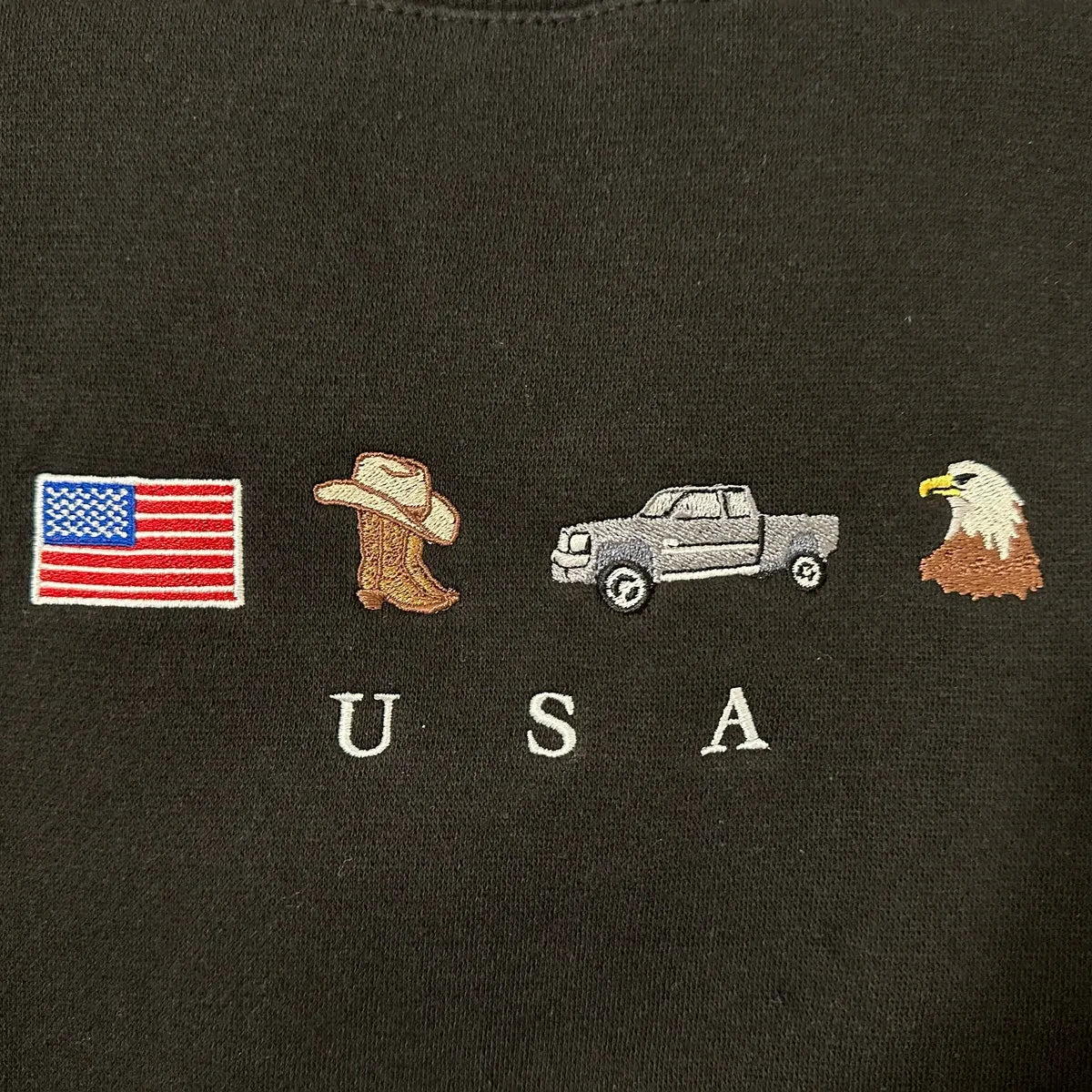 Embroidered Country Hoodie