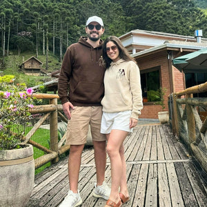 Custom Embroidered Couple Portrait Sweatshirt from Photo, Anniversary Gift for Him Boyfriend Husband