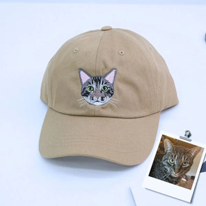 Matching cat lover sweatshirt and hat set in soft cozy fabric for women