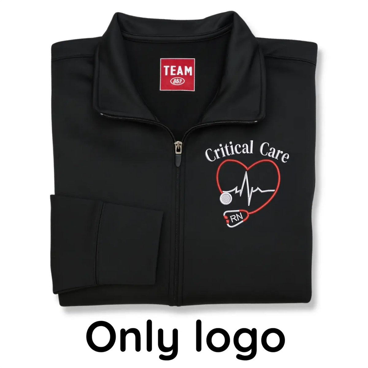 Personalized Critical Care Nurse Jacket with Name - Embroidered Gift idea for Gift Idea for Critical Care Nurses