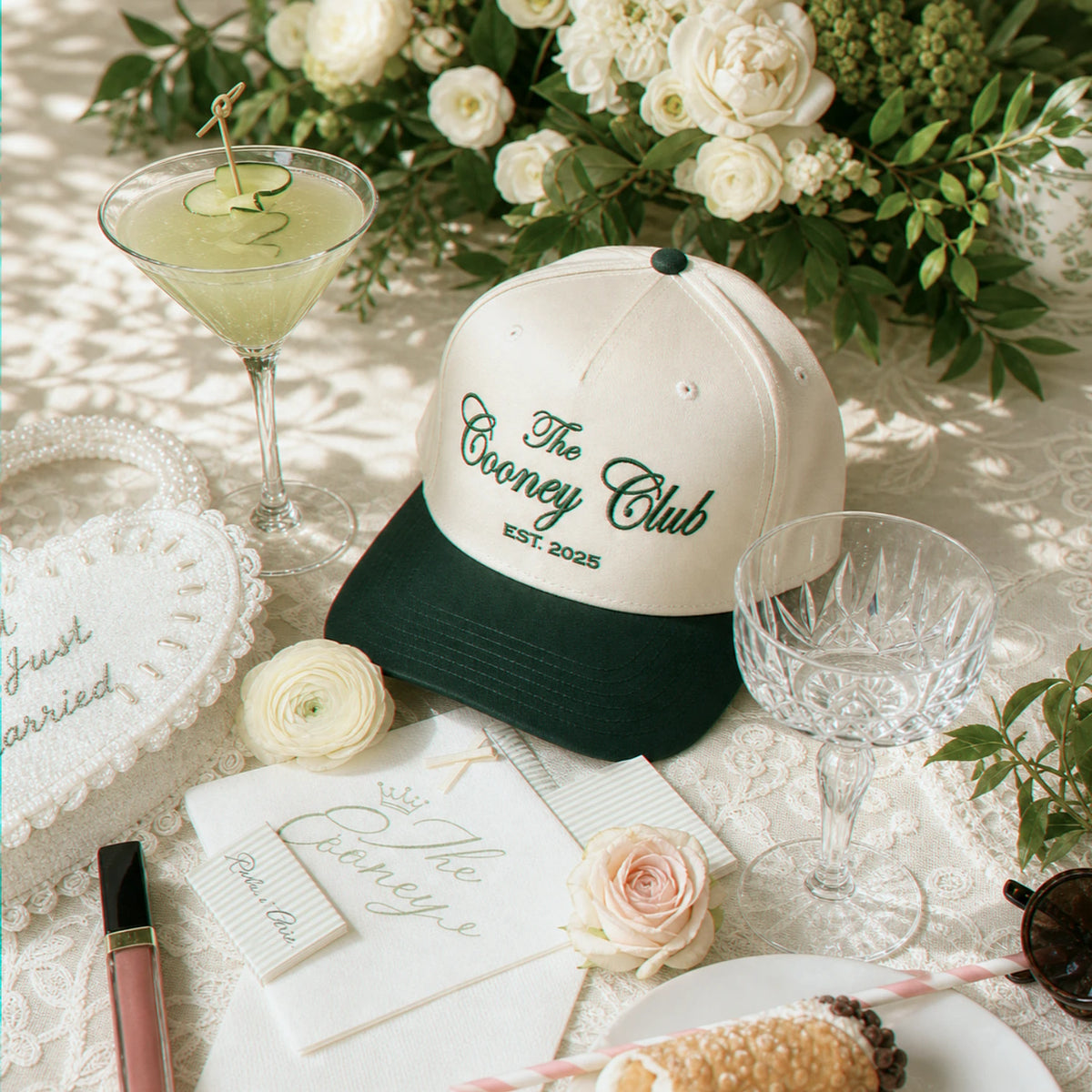 Custom Bachelorette Snapback Hats - Embroidered Your Text, Name, Logo on Front, Side & Back