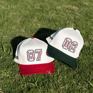 Custom Baseball Number Snapback Hats - Embroidered Your Text, Name, Logo on Front, Side & Back