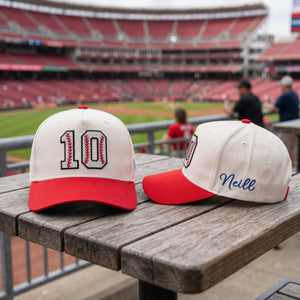 Custom Baseball Number Snapback Hats - Embroidered Your Text, Name, Logo on Front, Side & Back
