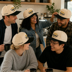 Custom Business Logo, Name Snapback Hats - Embroidered Corporate Merchandise Caps