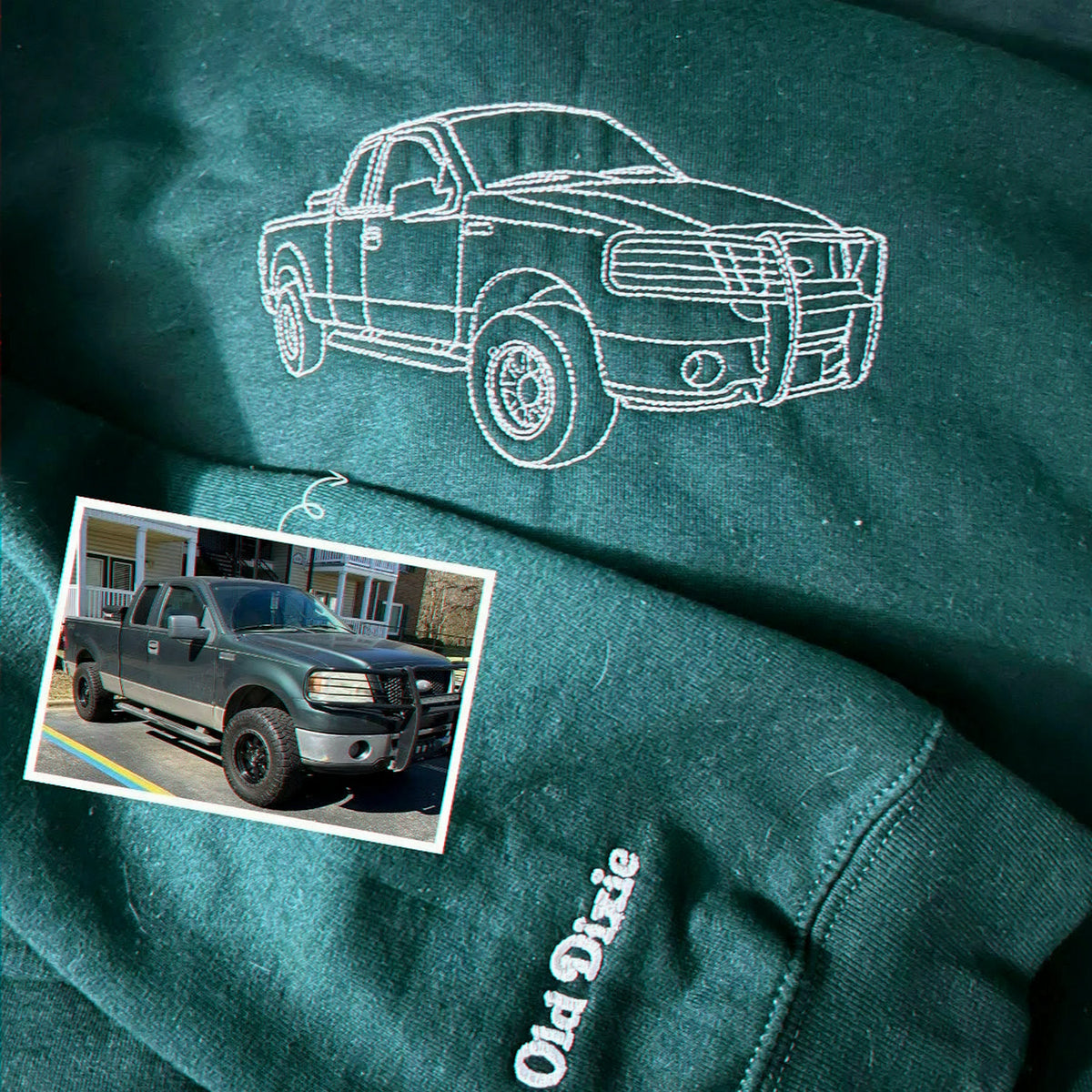 Custom Embroidered Car Hoodie, Sweatshirt, Personalized Car Gifts for Him