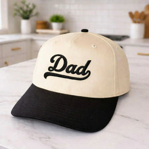 Custom Dad Snapback Hat with EST Year - Embroidered Cap New Dad Fathers Day Gift