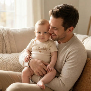 Custom embroidered baby onesie with personalized name text soft newborn outfit gift for baby shower