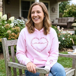 Custom embroidered Beautiful Mom sweatshirt personalized Mother’s Day gift from daughter in soft cotton fabric