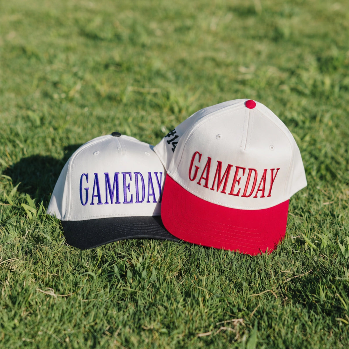 Custom Game Day Snapback Hats - Embroidered Retro Team Spirits Tailgate Apparel