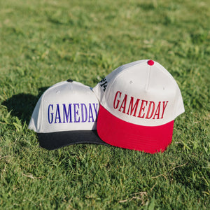 Custom Game Day Snapback Hats - Embroidered Retro Team Spirits Tailgate Apparel