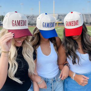 Custom Game Day Snapback Hats - Embroidered Retro Team Spirits Tailgate Apparel