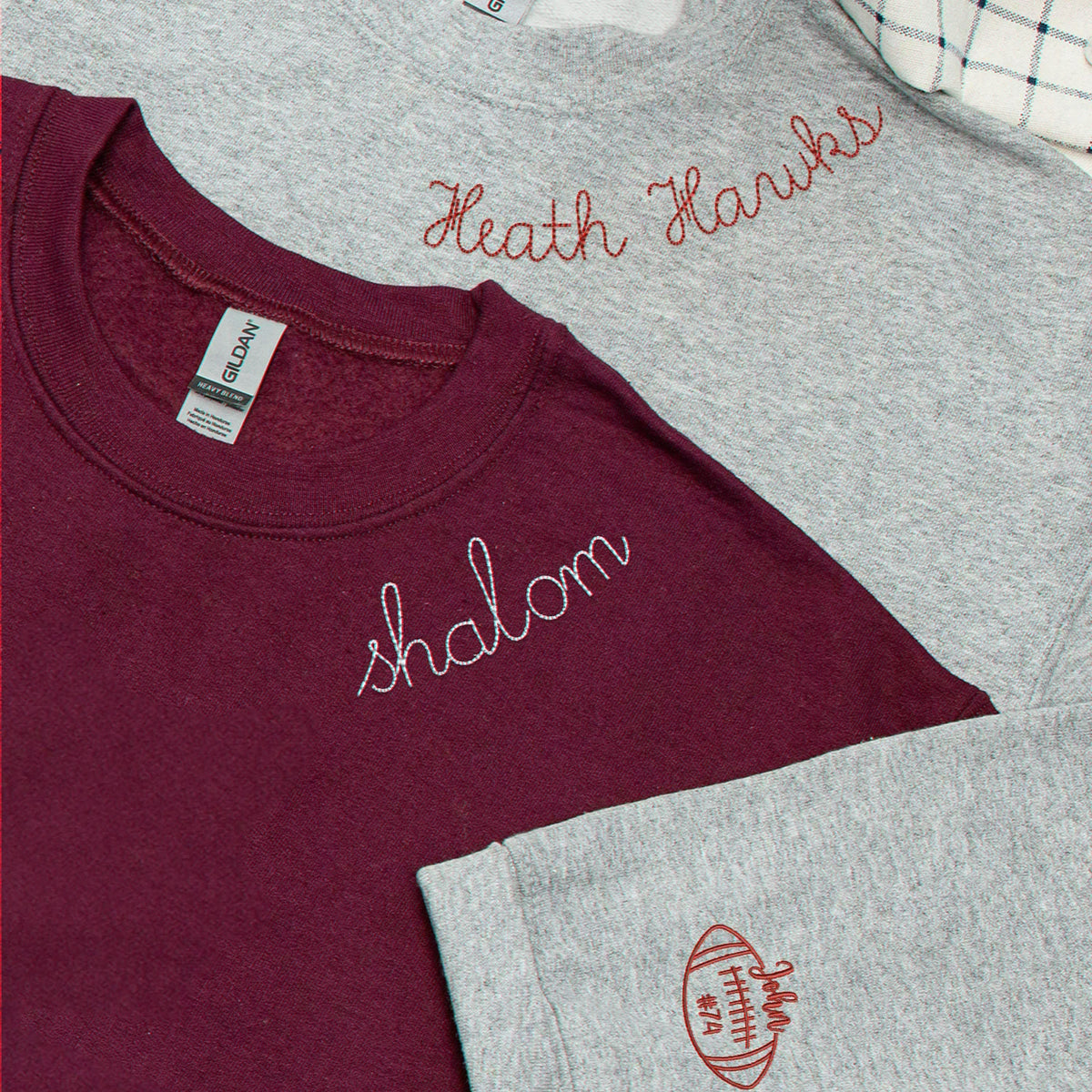 Custom Game Day Sweatshirt with High School Mascot, Personalized Back to School Gift