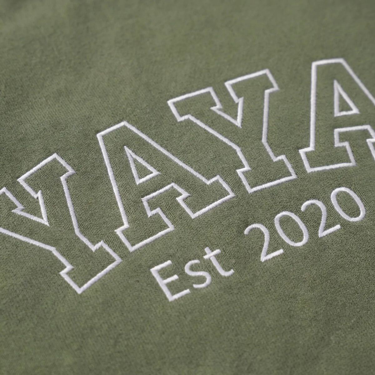 Personalized Yaya Sweatshirt Embroidered with Est Year, Grandkids Names on Sleeve
