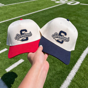 Custom Football Mascot Snapback Hats - Embroidered Retro Layered Team Spirits Caps, Game Day Apparel