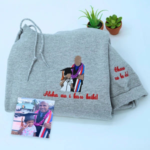 Personalized Memorial Hoodie to Remember Grandpa with Photo, Remembrance Gift for Grandchildren