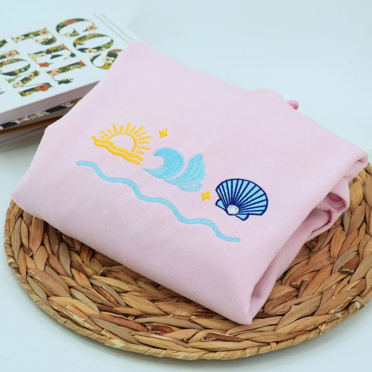 Personalized kids hoodie with custom embroidered design