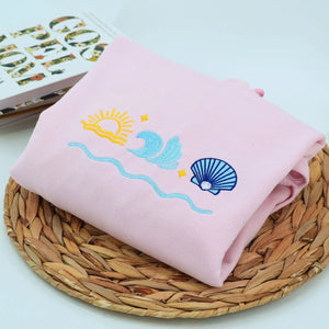 Personalized kids hoodie with custom embroidered design