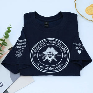 Personalized kids shirt with custom embroidered design