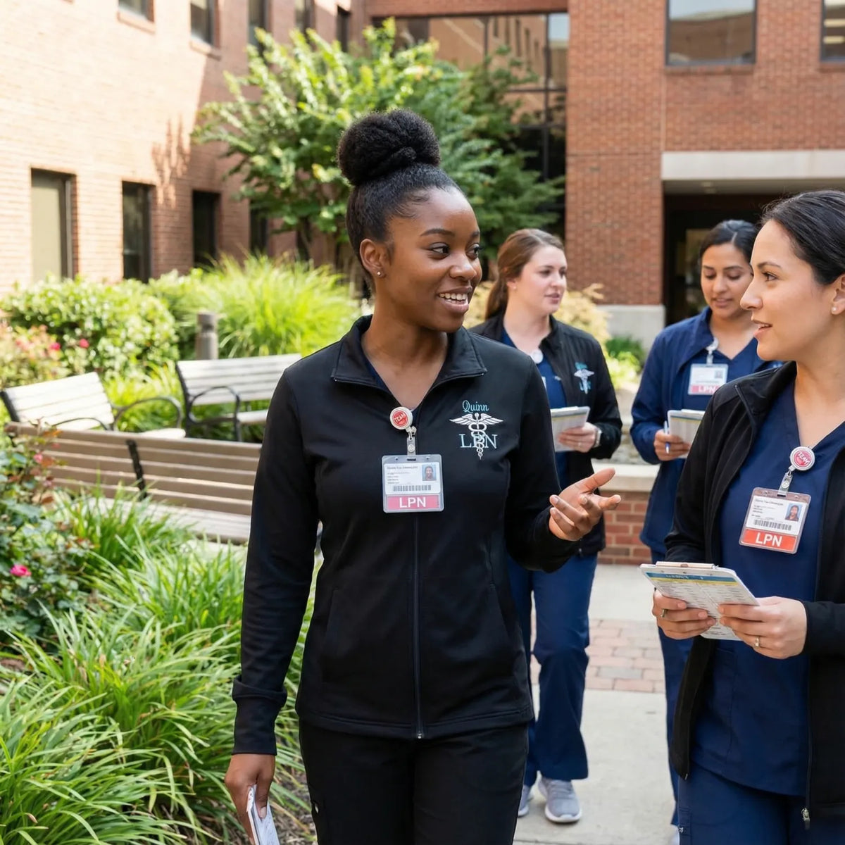 Custom LPN Jacket with Name - Embroidered Gift Ideas for New LPN Graduate