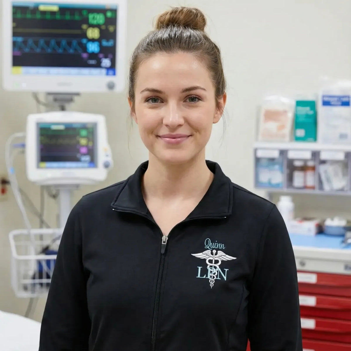 Custom LPN Jacket with Name - Embroidered Gift Ideas for New LPN Graduate