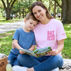 custom embroidered mama shirt with kids names on sleeve personalized gift for mom soft fabric minimal design