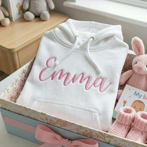Custom Toddler Name Sweatshirt, Embroidered Big Bro or Little Sister Gift, Toddler Back to School Gift