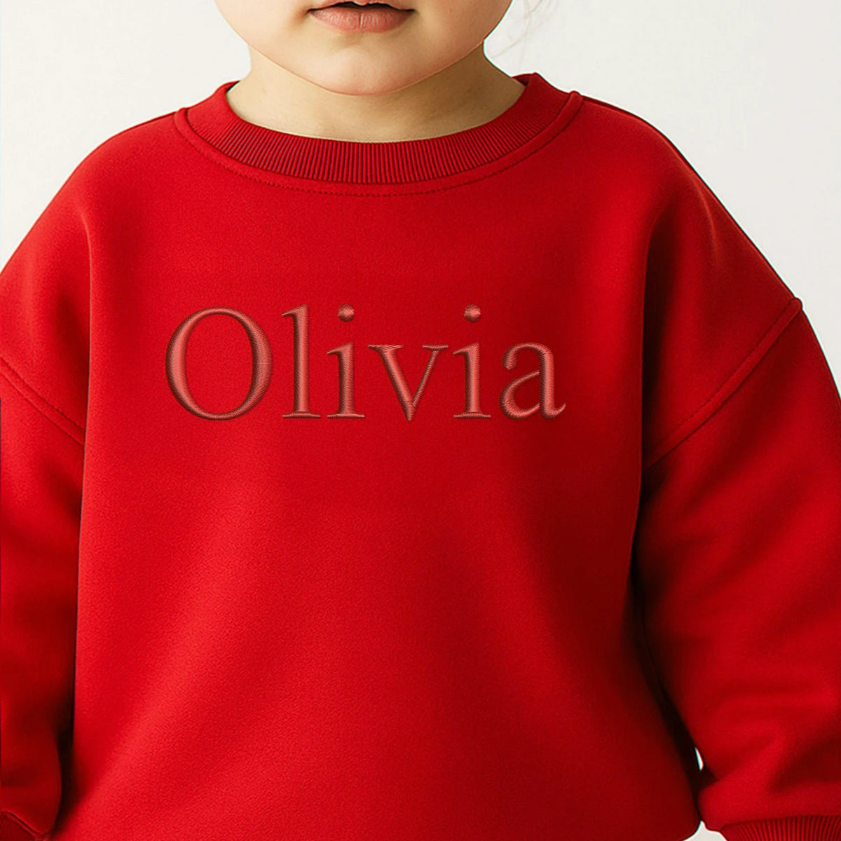 Custom Toddler Name Sweatshirt, Embroidered Big Bro or Little Sister Gift, Toddler Back to School Gift