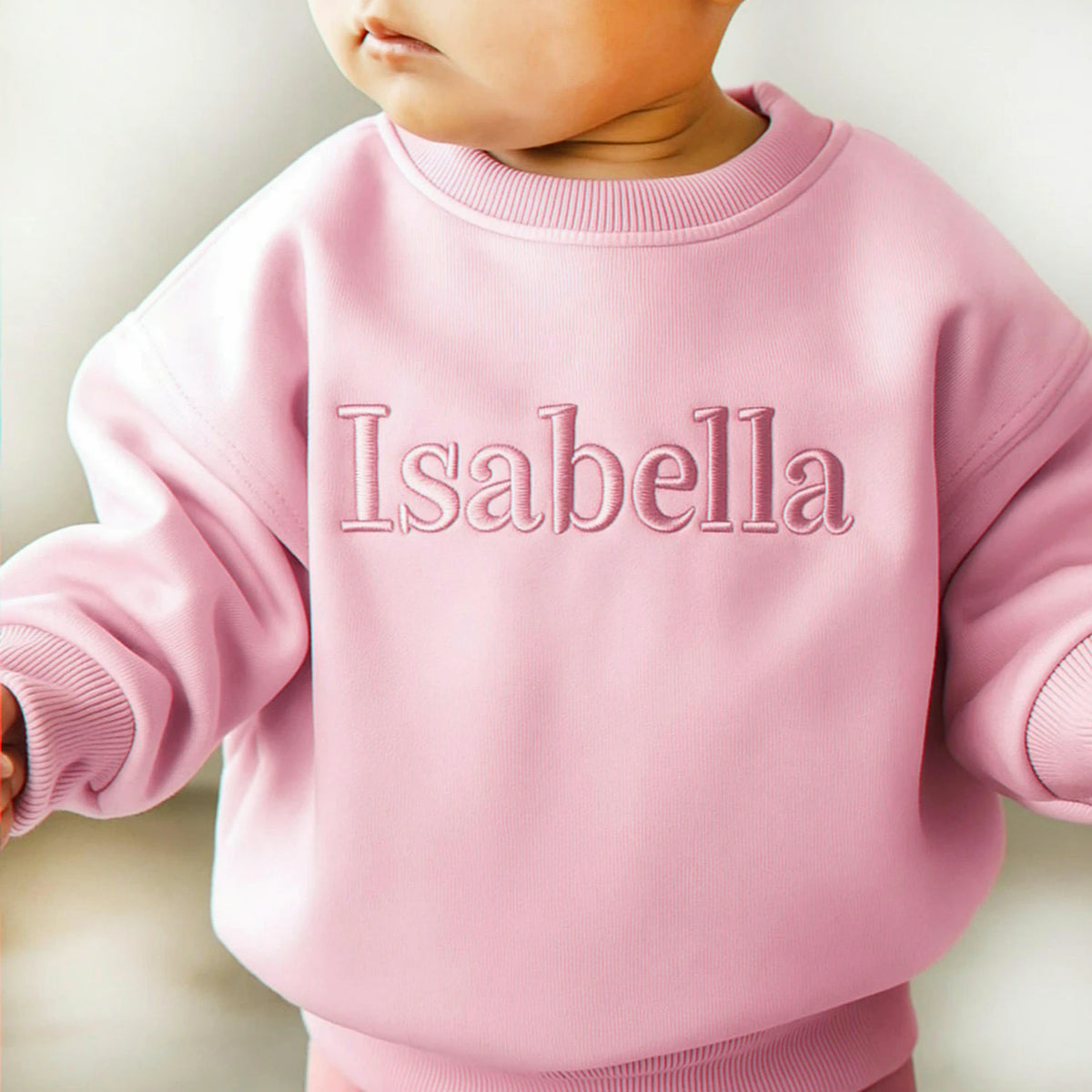 Custom Toddler Name Sweatshirt, Embroidered Big Bro or Little Sister Gift, Toddler Back to School Gift